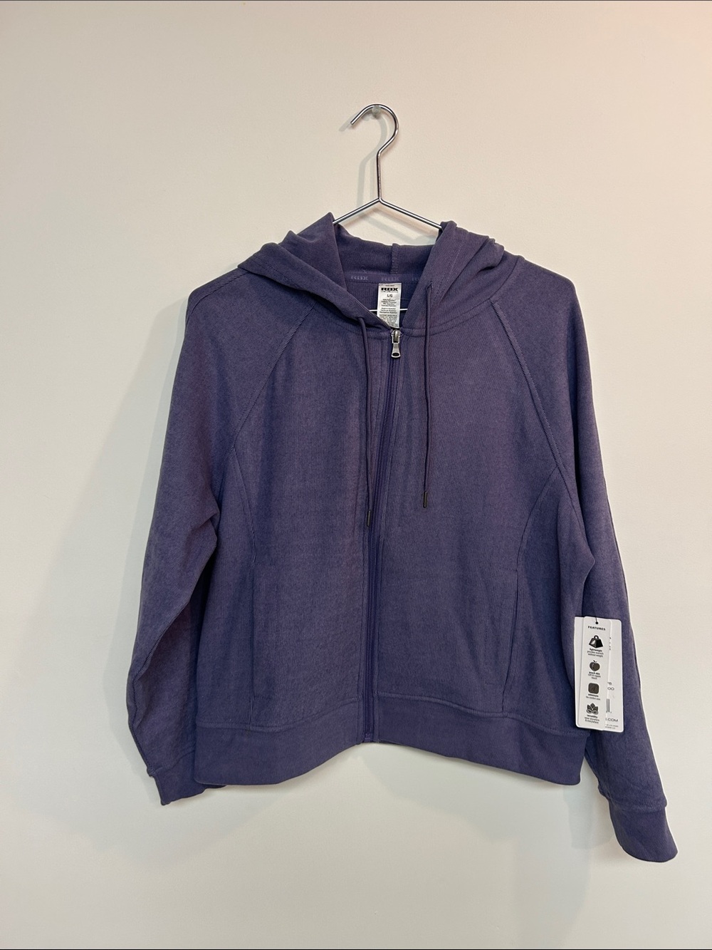 RBX Purple Full-Zip Hoodie Sweater